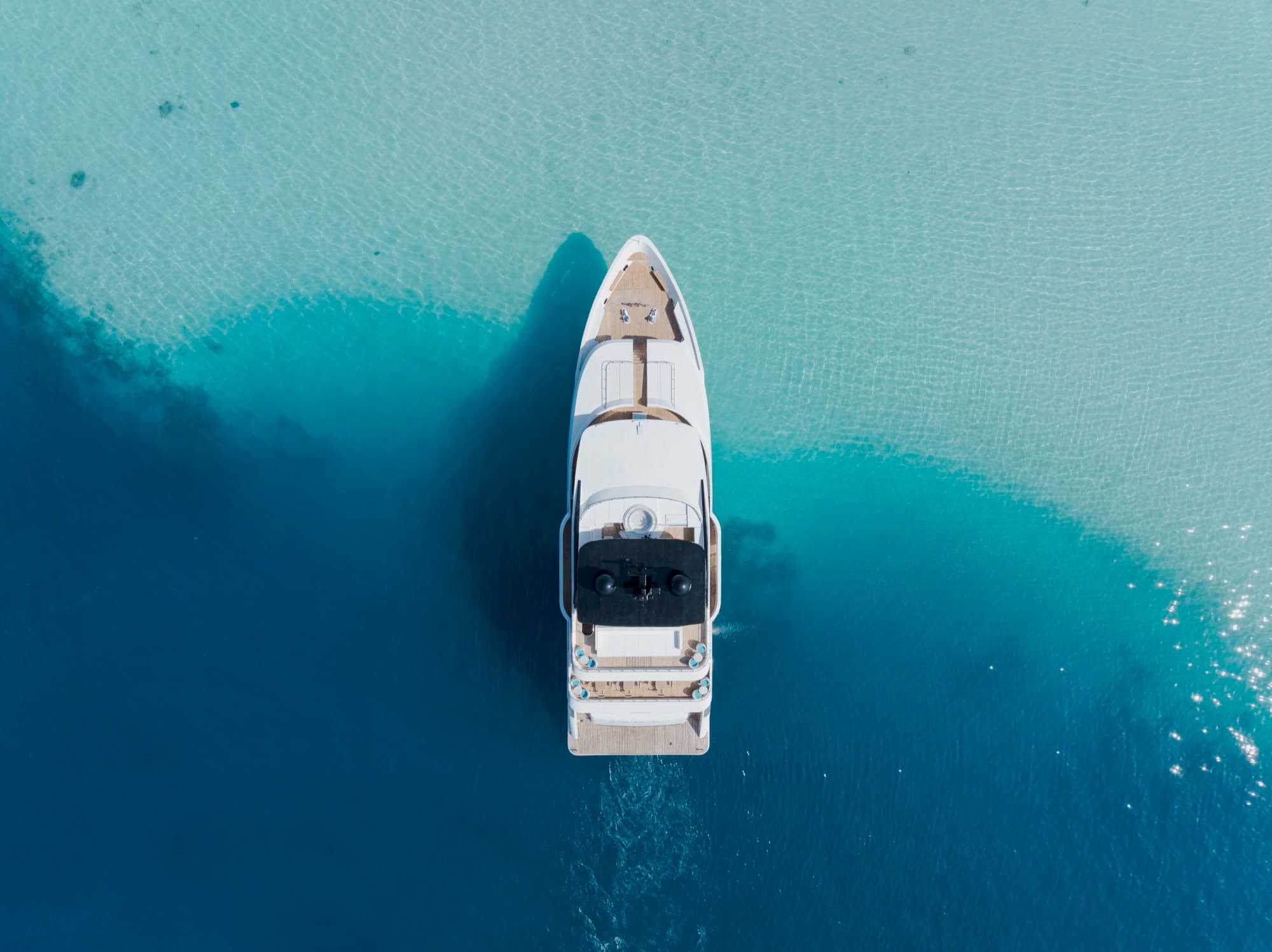 Pristine coral reef in the Maldives