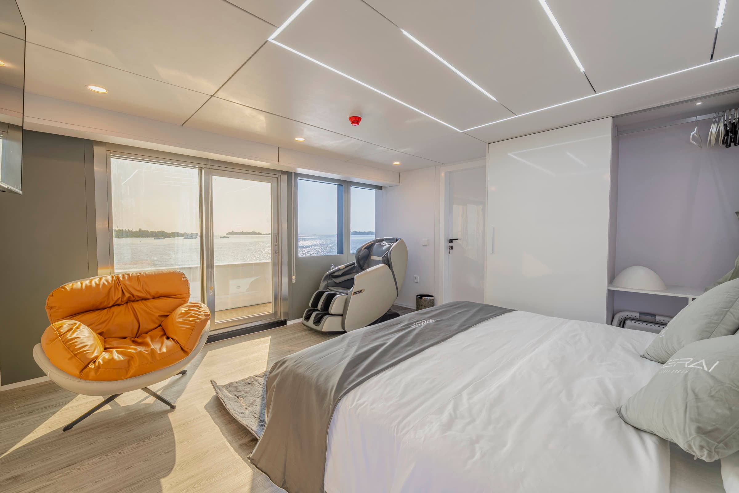 Premium suite with ocean view aboard SERAI