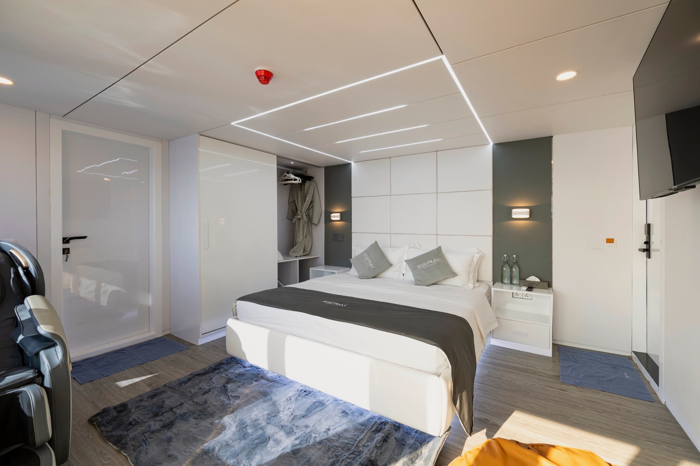 Interior detail of SERAI premium suite