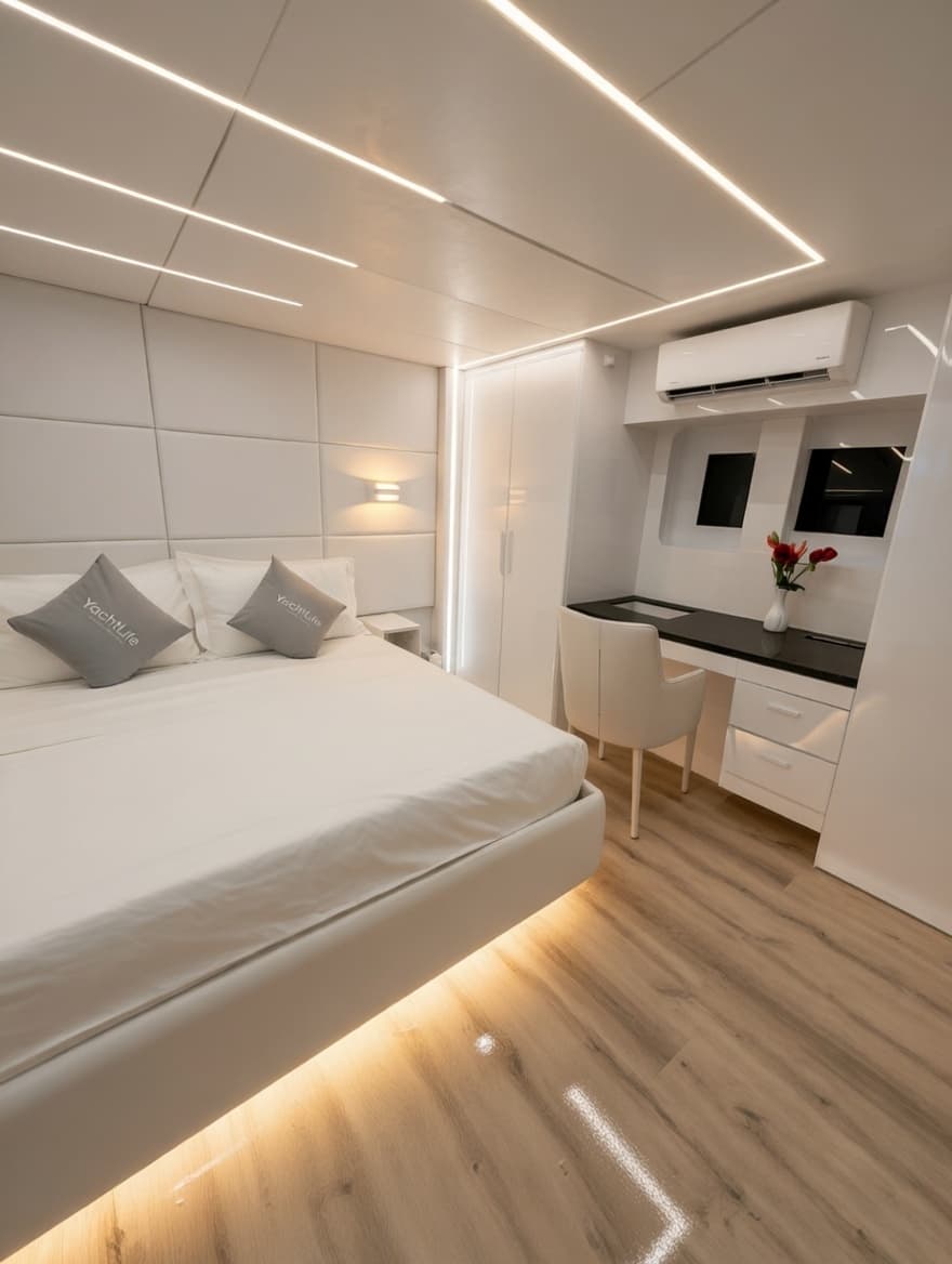 Luxury master suite cabin on SERAI Ocean Dream